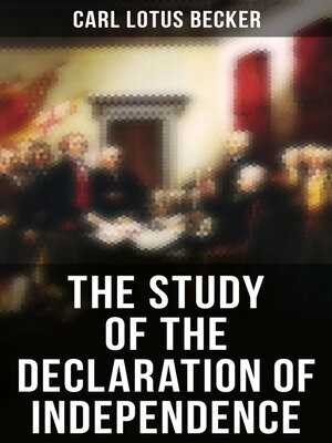 cover image of The Study of the Declaration of Independence